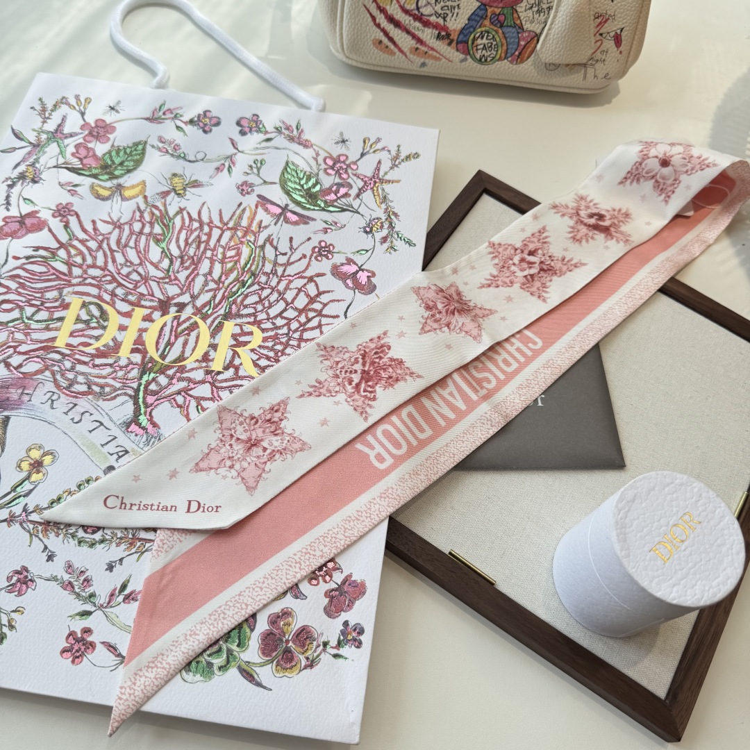 [TOP] Christian Dior Tie Scarf - 3 Color