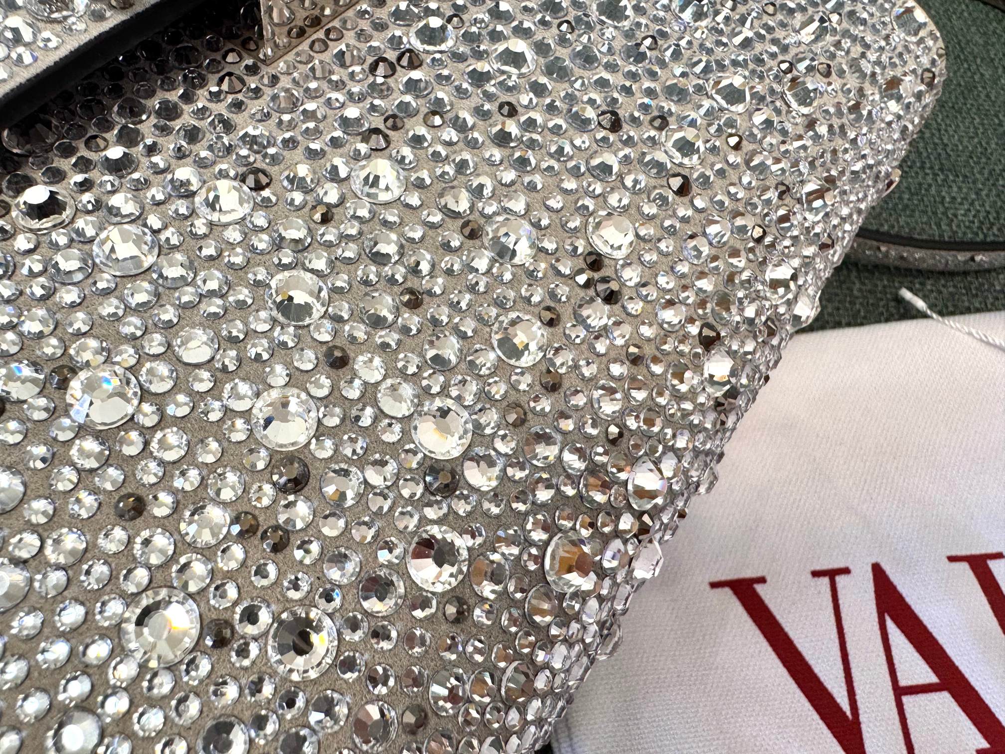 [TOP] VALENTINO VLogo Vsling Bags 19x13x9 cm - Silver