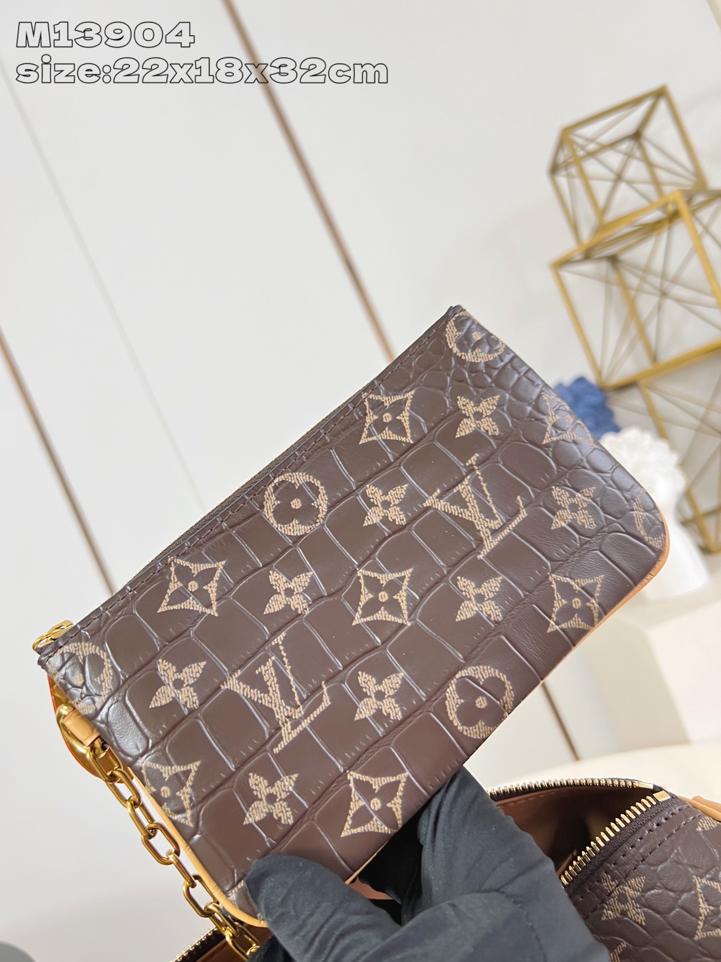 [TOP] Louis Vuitton LV Speedy 30 Bandoulière Bag Crocodile Pattern 22.5 x 18 x 32cm - Monogram