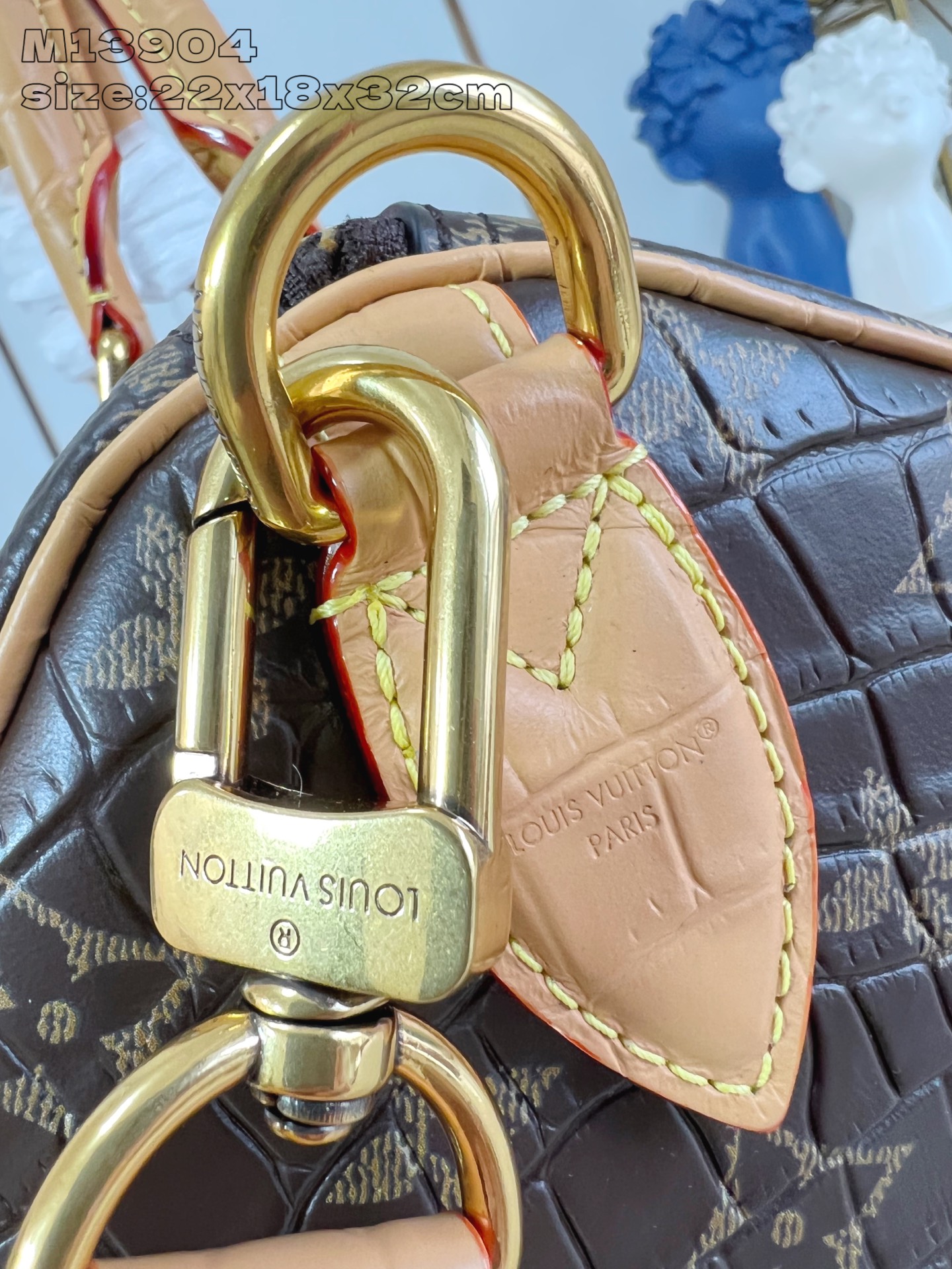 [TOP] Louis Vuitton LV Speedy 30 Bandoulière Bag Crocodile Pattern 22.5 x 18 x 32cm - Monogram