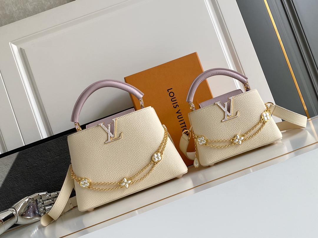 [TOP] Louis Vuitton LV Capucines Bag 21cm/27cm - 3 Color