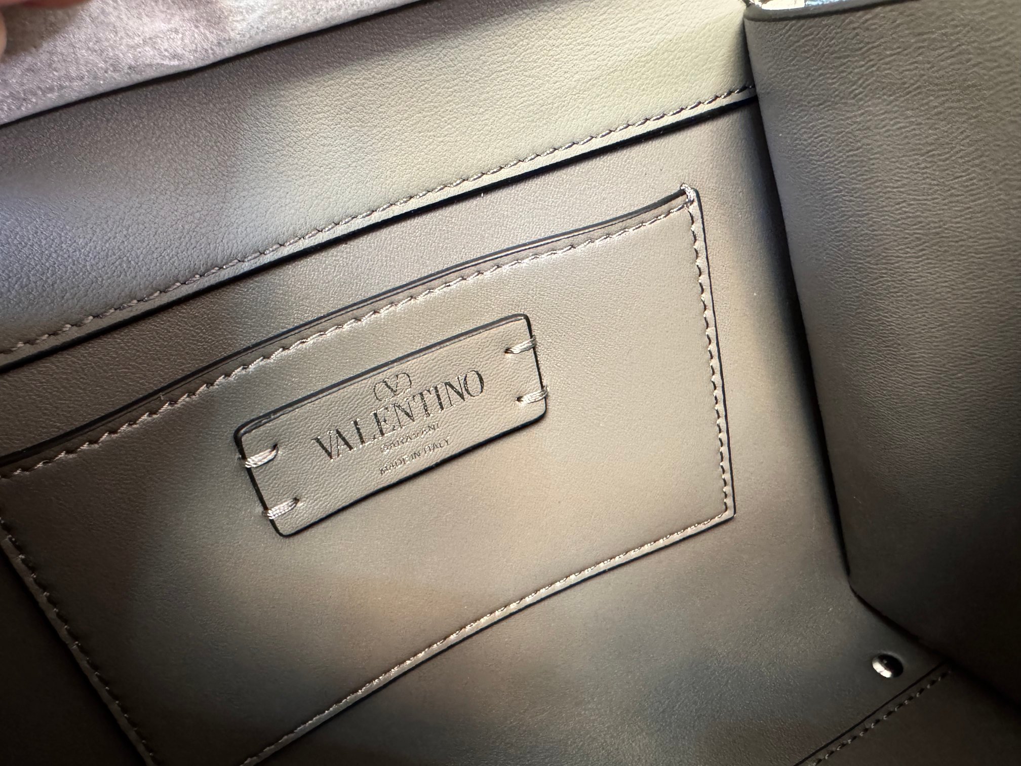 [TOP] VALENTINO VLogo Vsling Bags 19x13x9 cm - Silver
