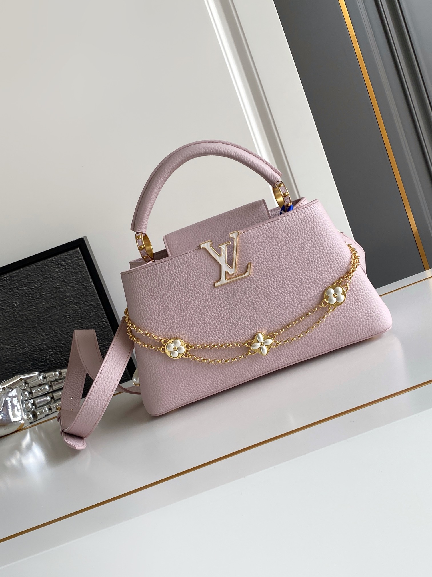 [TOP] Louis Vuitton LV Capucines Bag 22cm/28cm - Purple