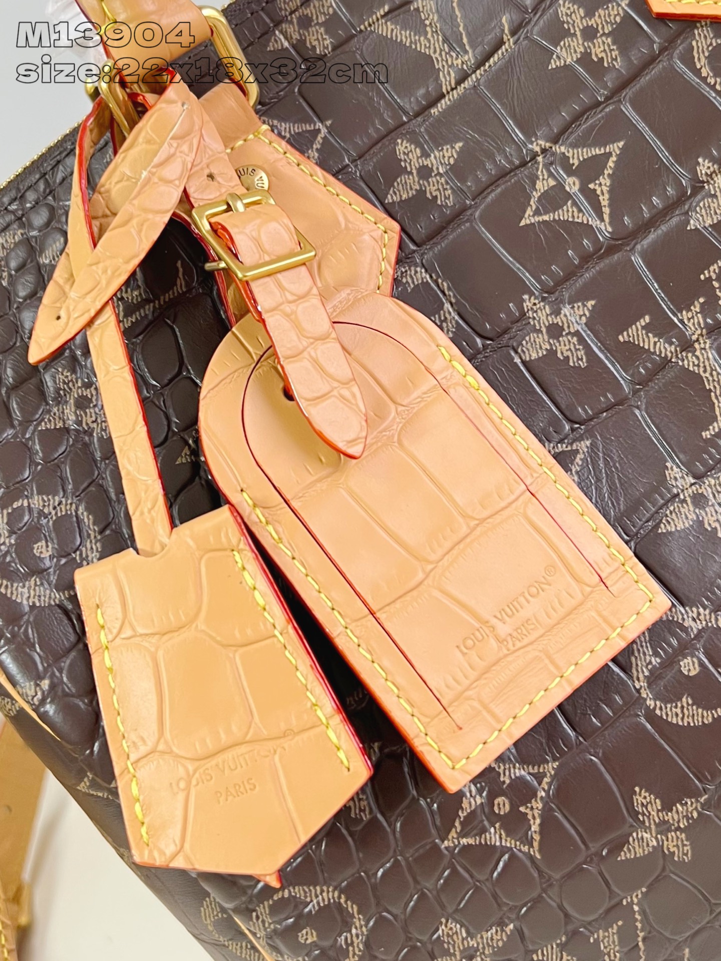 [TOP] Louis Vuitton LV Speedy 30 Bandoulière Bag Crocodile Pattern 22.5 x 18 x 32cm - Monogram