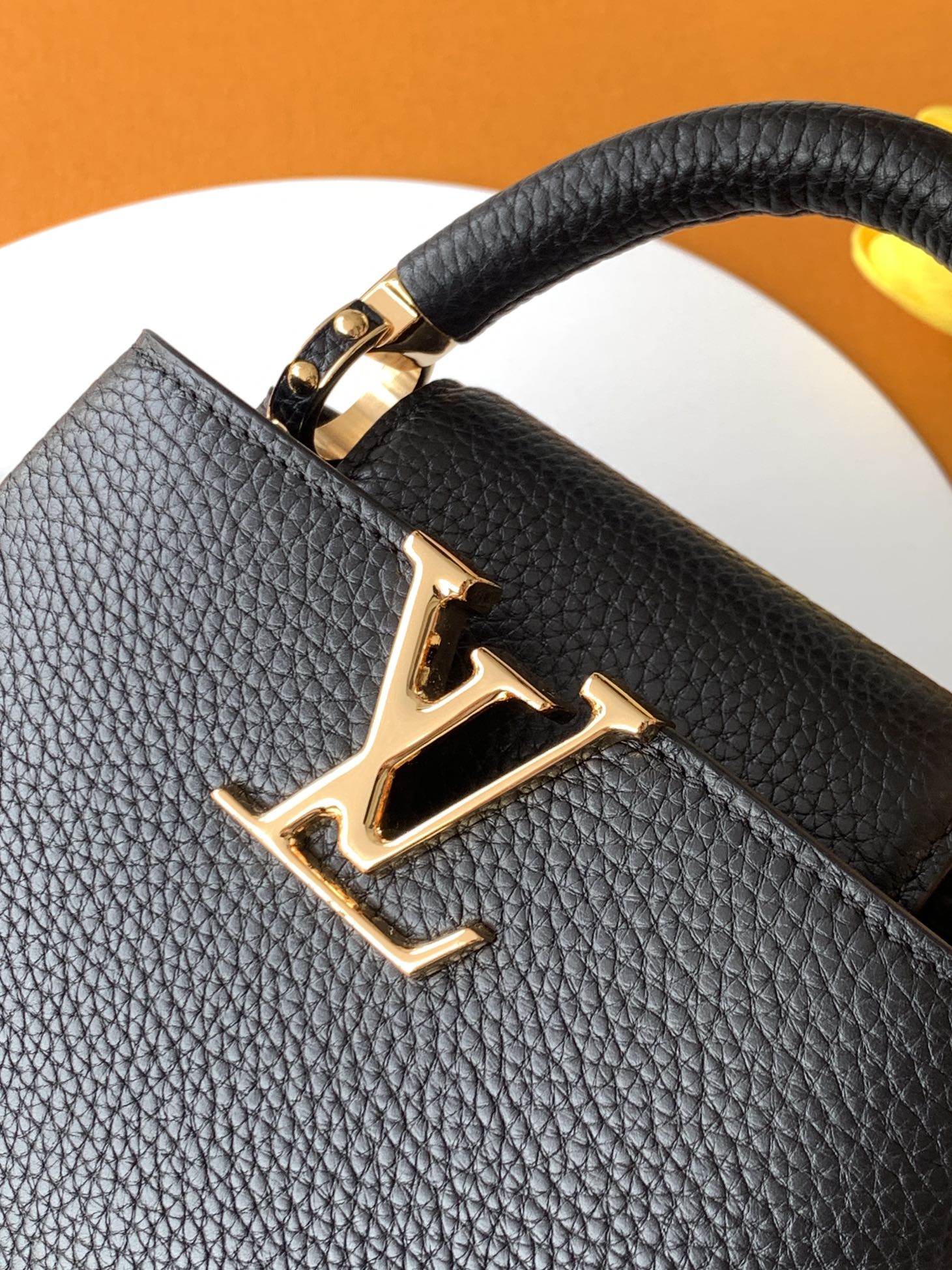 [TOP] Louis Vuitton LV Capucines Bag 21cm/27cm - Black