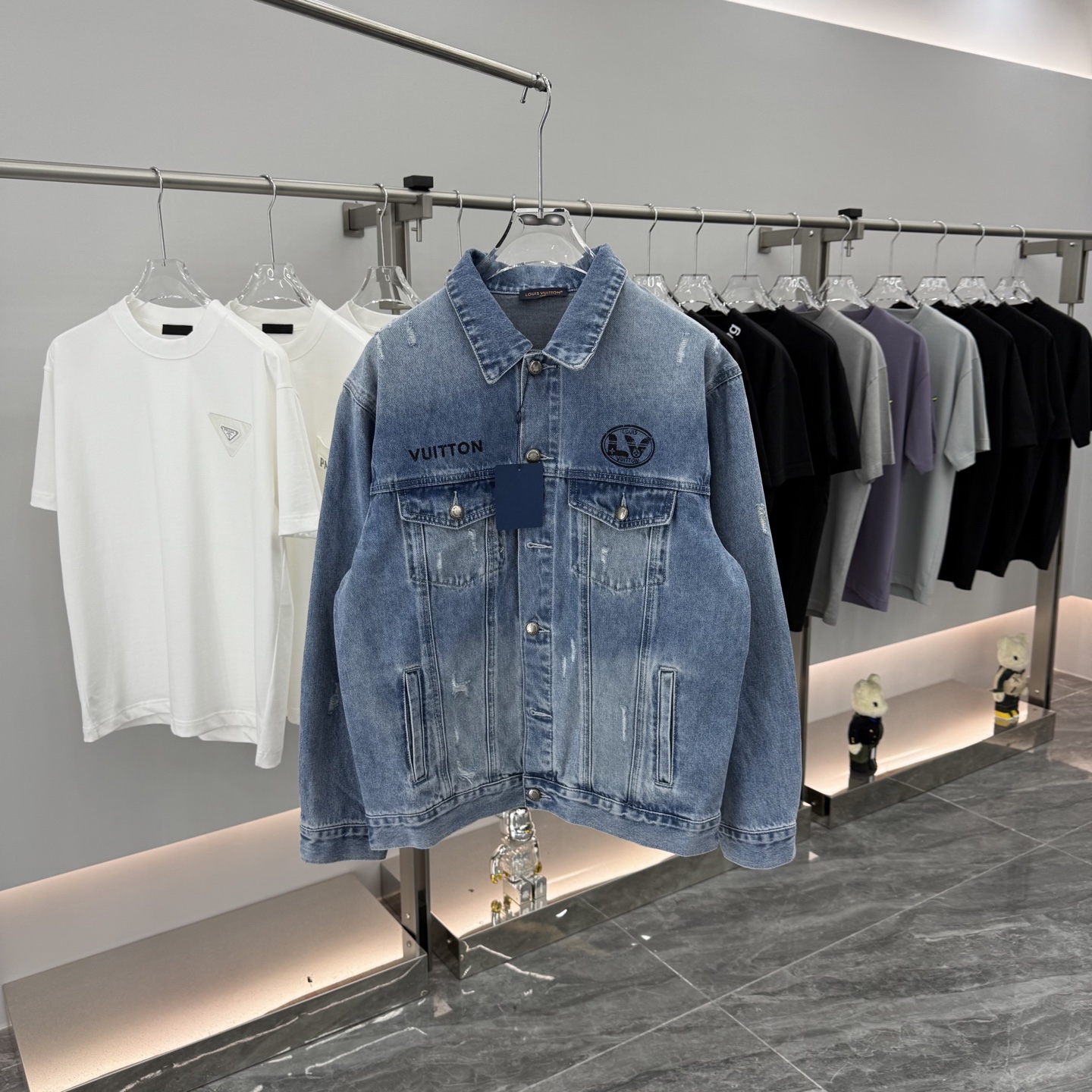 [TOP] Louis Vuitton LV Men's/Women's Denim Jacket - 2 Color