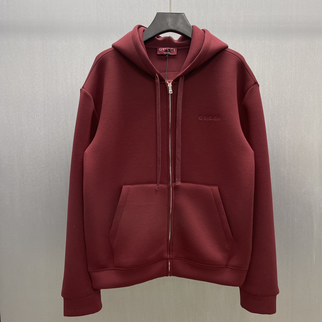 [TOP] GUCCI Men's Jacket - Red