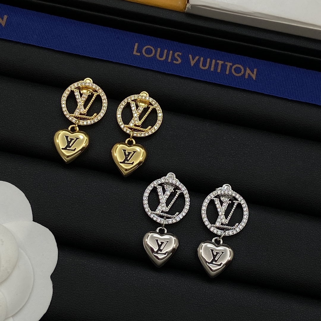 [TOP] Louis Vuitton LV Earrings - 2 Color