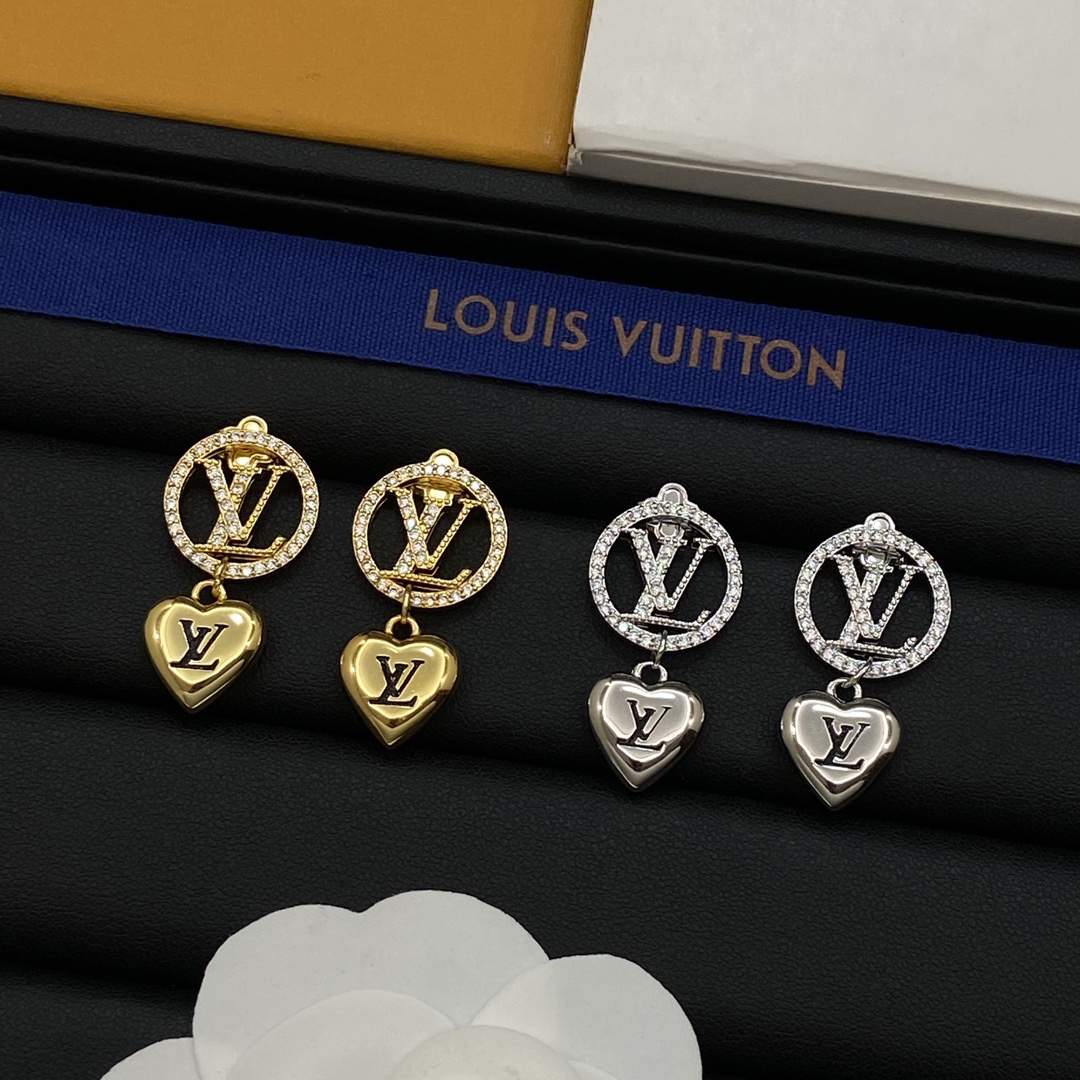 [TOP] Louis Vuitton LV Earrings - 2 Color