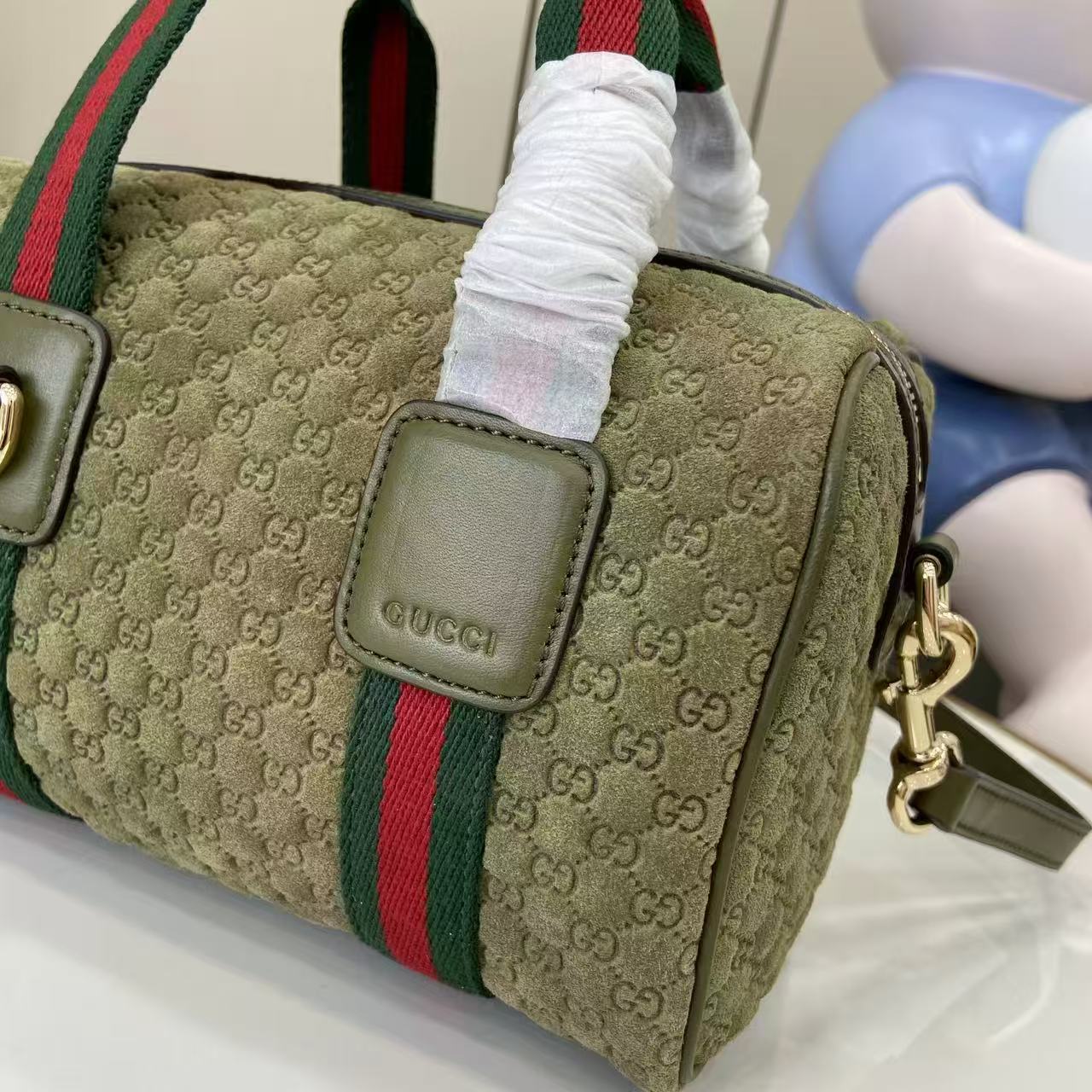 [TOP] GUCCI Mini GG  Bag 20 x 13 x 13 cm - Green