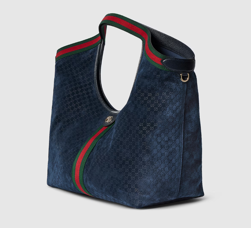 [TOP] GUCCI Giglio Tote Bags 60 x 47 x 16 cm - Blue