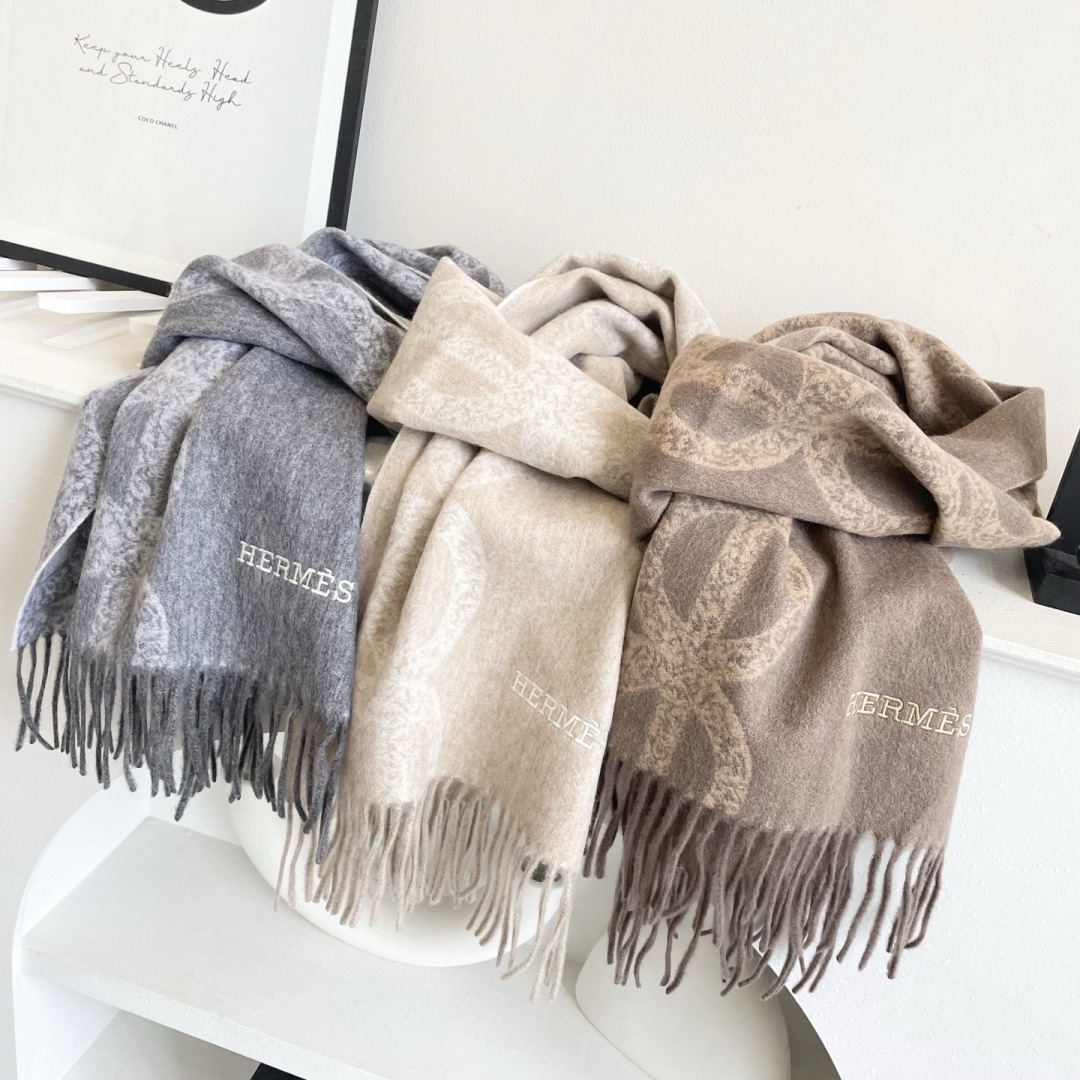 [TOP] HERMES Scarf 32x200cm - 3 Colors