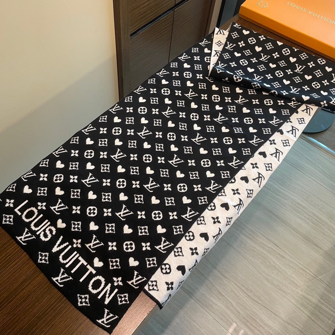 [TOP] Louis Vuitton LV Scarf 32x180cm - 3 Colors