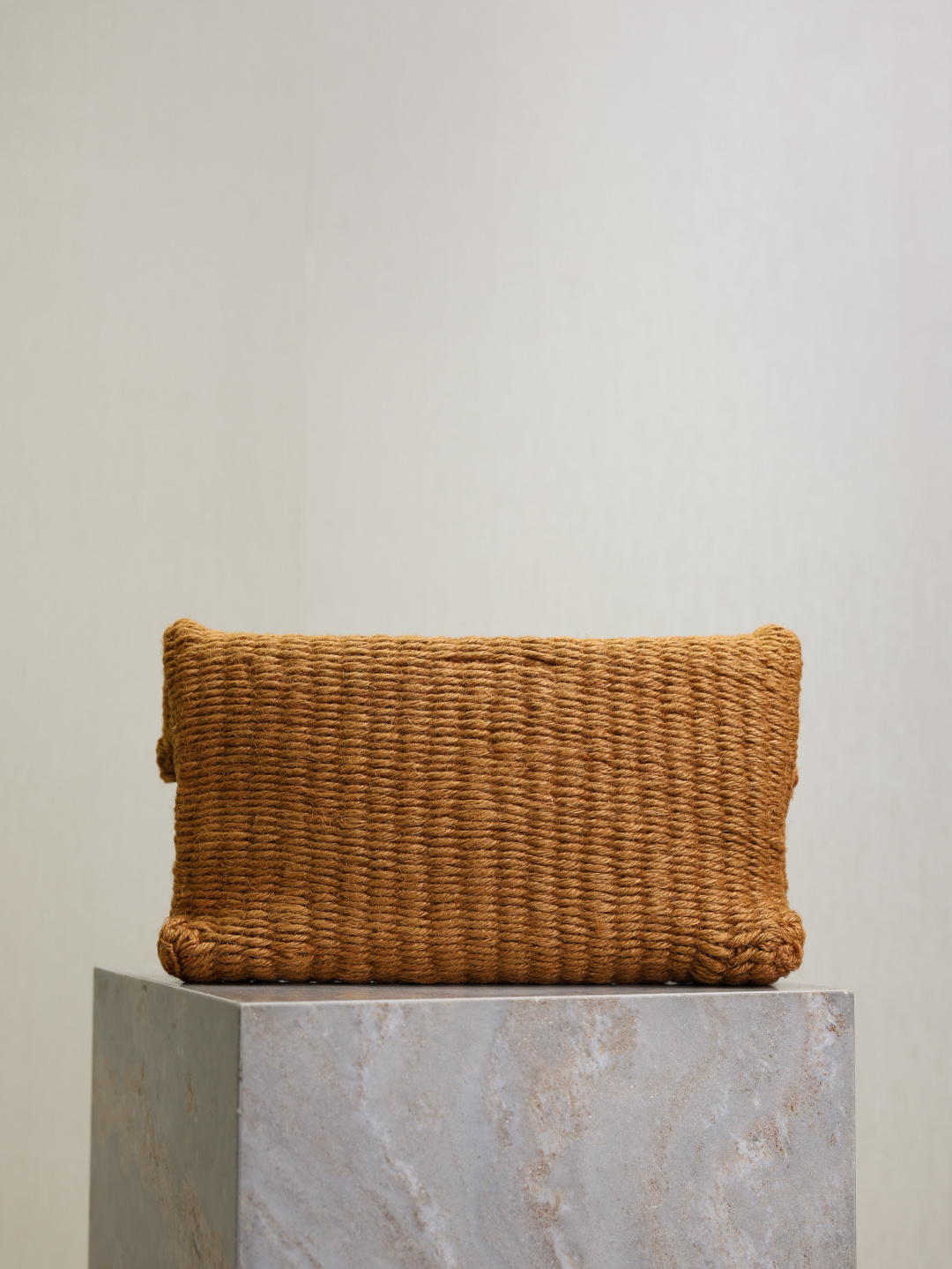 [TOP] Yves Saint Laurent YSL Le Woven Envelope Clutch Bag 29.5×18×4.5cm - Brown