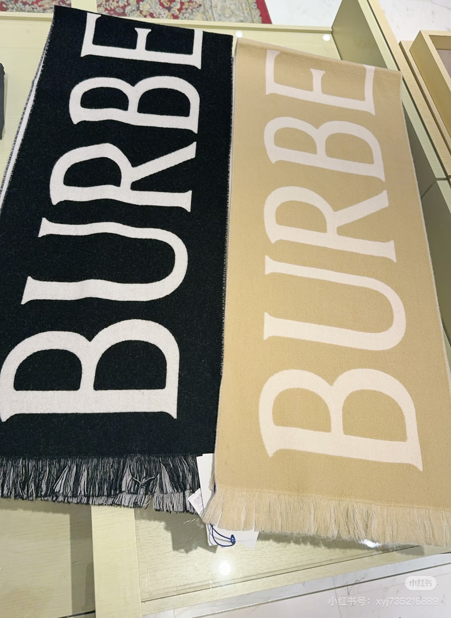 [TOP] BURBERRY Scarf 180x30cm  - 2 Colors