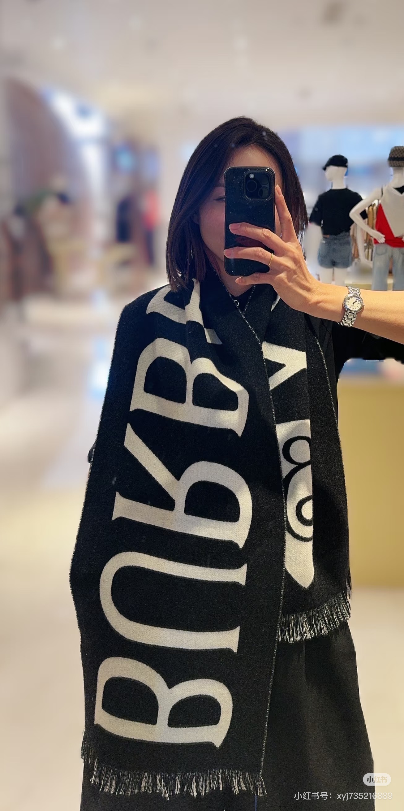 [TOP] BURBERRY Scarf 180x30cm  - 2 Colors