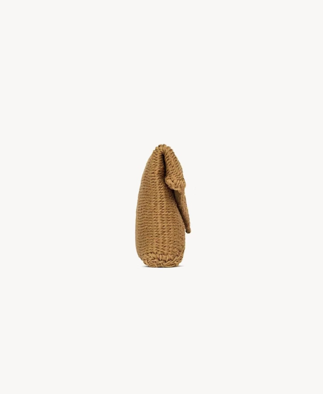 [TOP] Yves Saint Laurent YSL Le Woven Envelope Clutch Bag 29.5×18×4.5cm - Brown