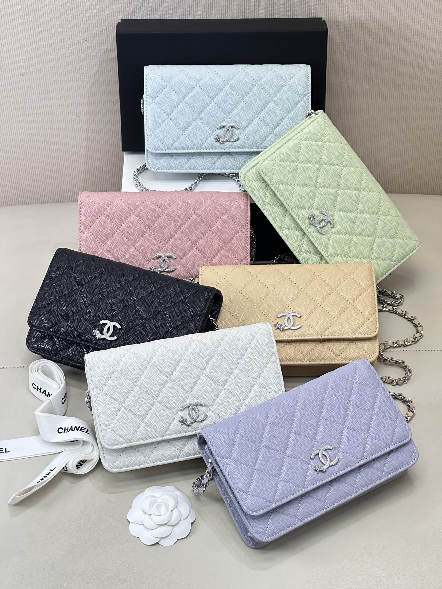 [TOP] CHANEL WOC Bag with Comet 12/19/4cm - 6 Colors