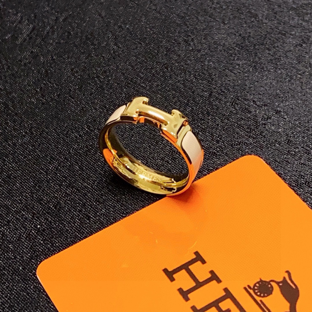 [TOP] HERMES Ring - Yellow Gold