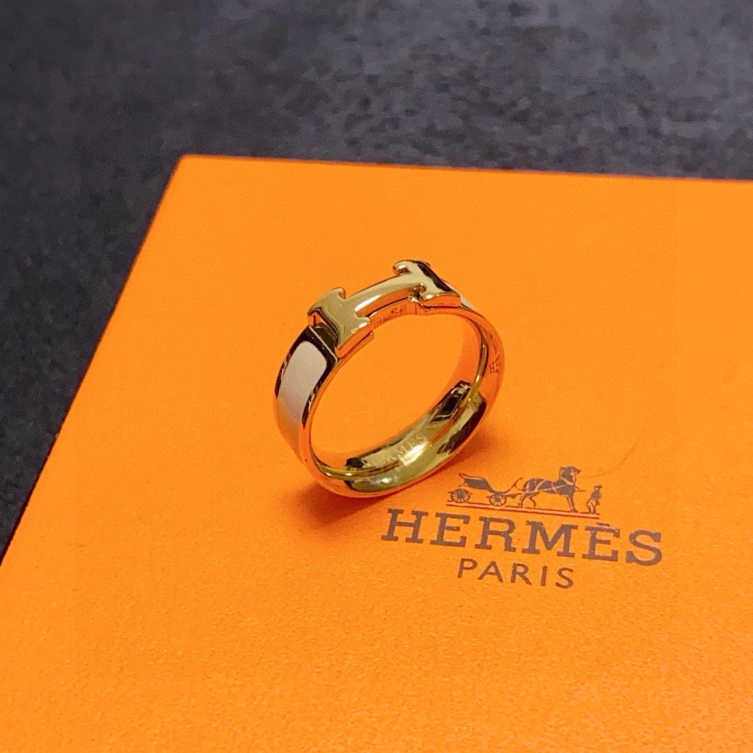 [TOP] HERMES Ring - Yellow Gold