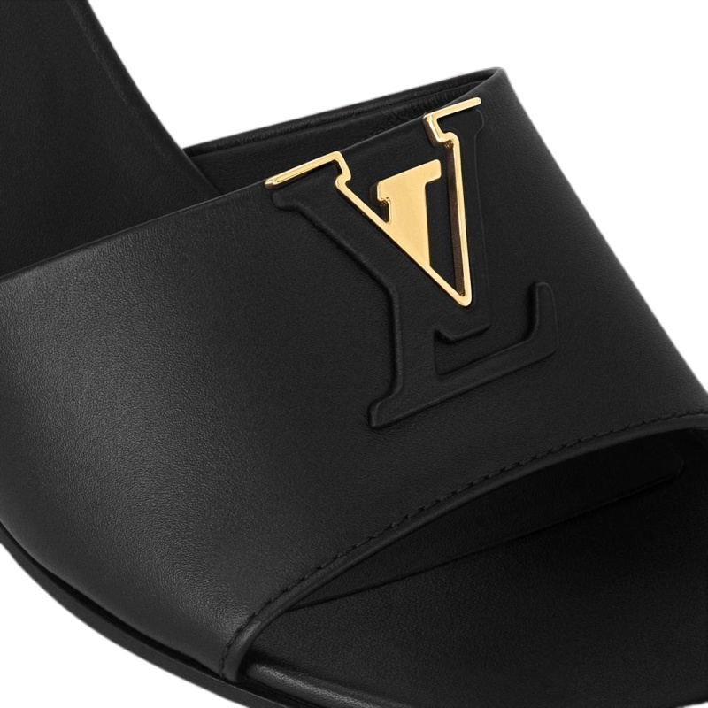 [TOP] Louis Vuitton LV Capri Slipper - Black
