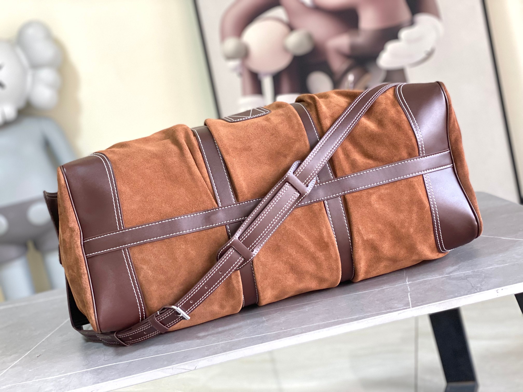 [TOP] Louis Vuitton LV Keepall Bandoulière 50 Bag 50x29x23cm - Brown