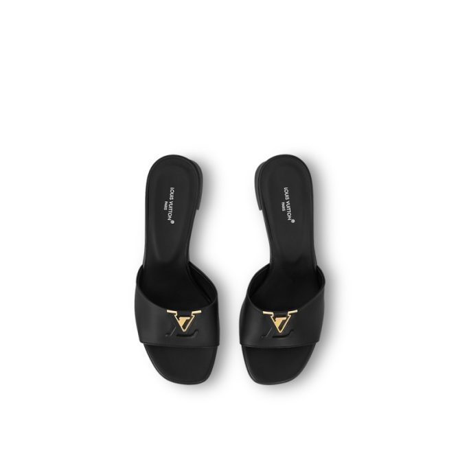 [TOP] Louis Vuitton LV Capri Slipper - Black