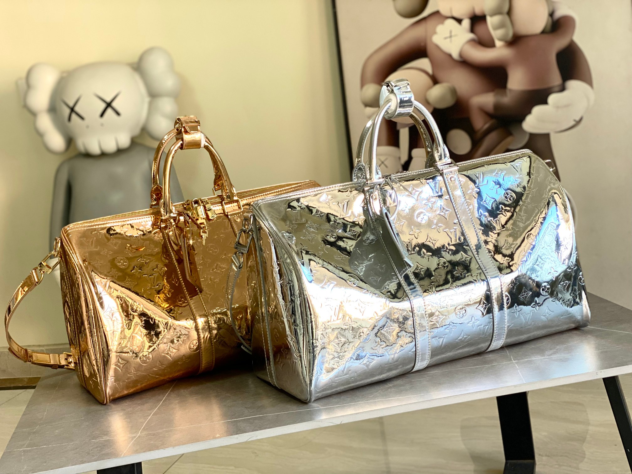 [TOP] Louis Vuitton LV Keepall Bandoulière 50 Bag 50x29x23cm - 2 Color