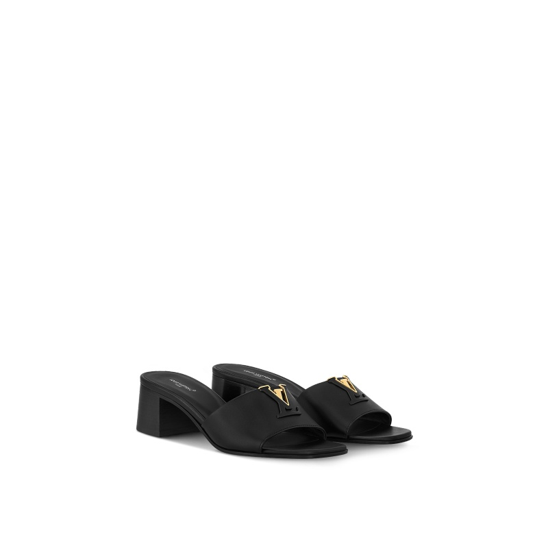 [TOP] Louis Vuitton LV Capri Slipper - Black