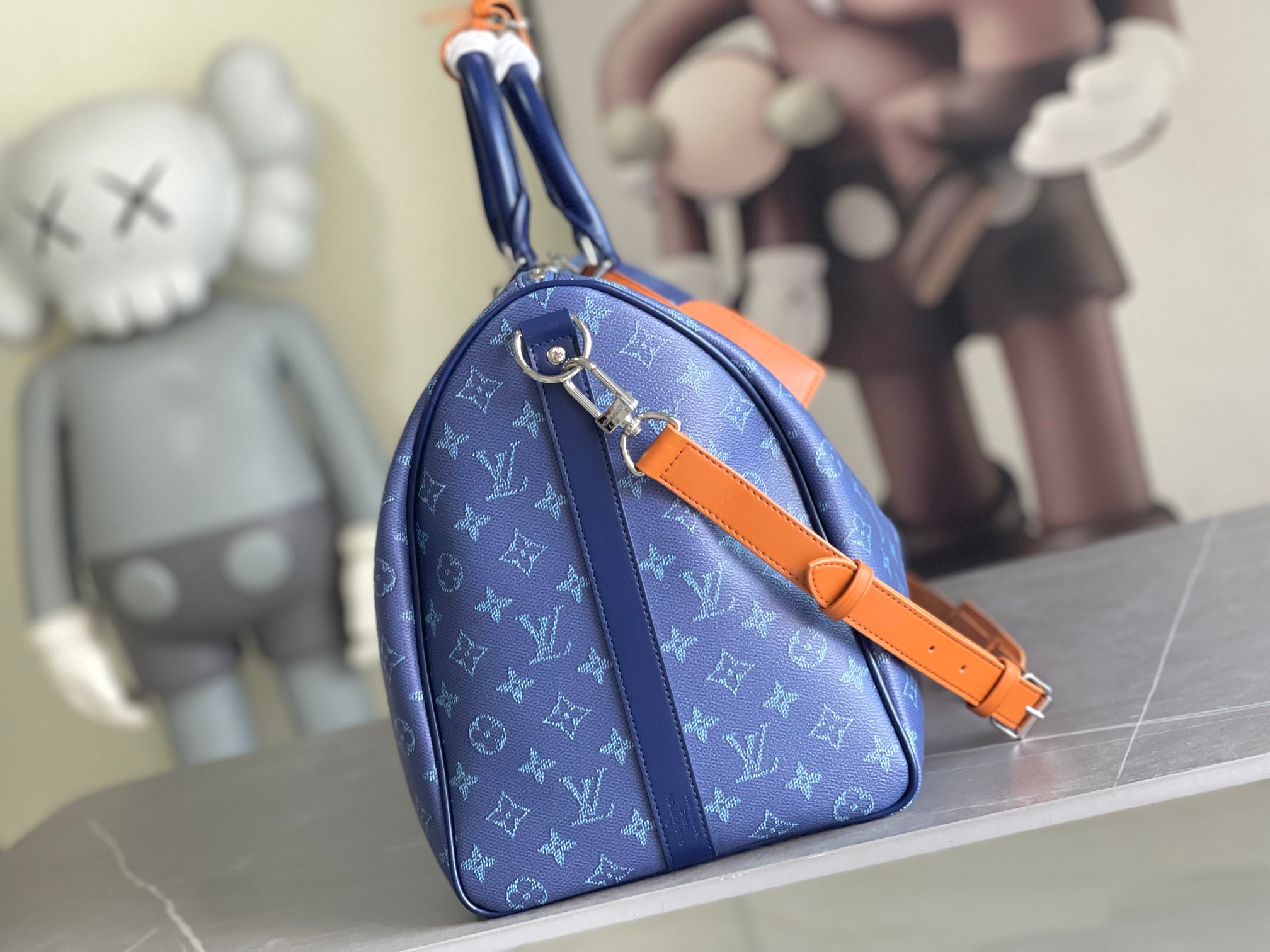 [TOP] Louis Vuitton LV Keepall Bandoulière 50 Bag 50x29x23cm - 2 Color