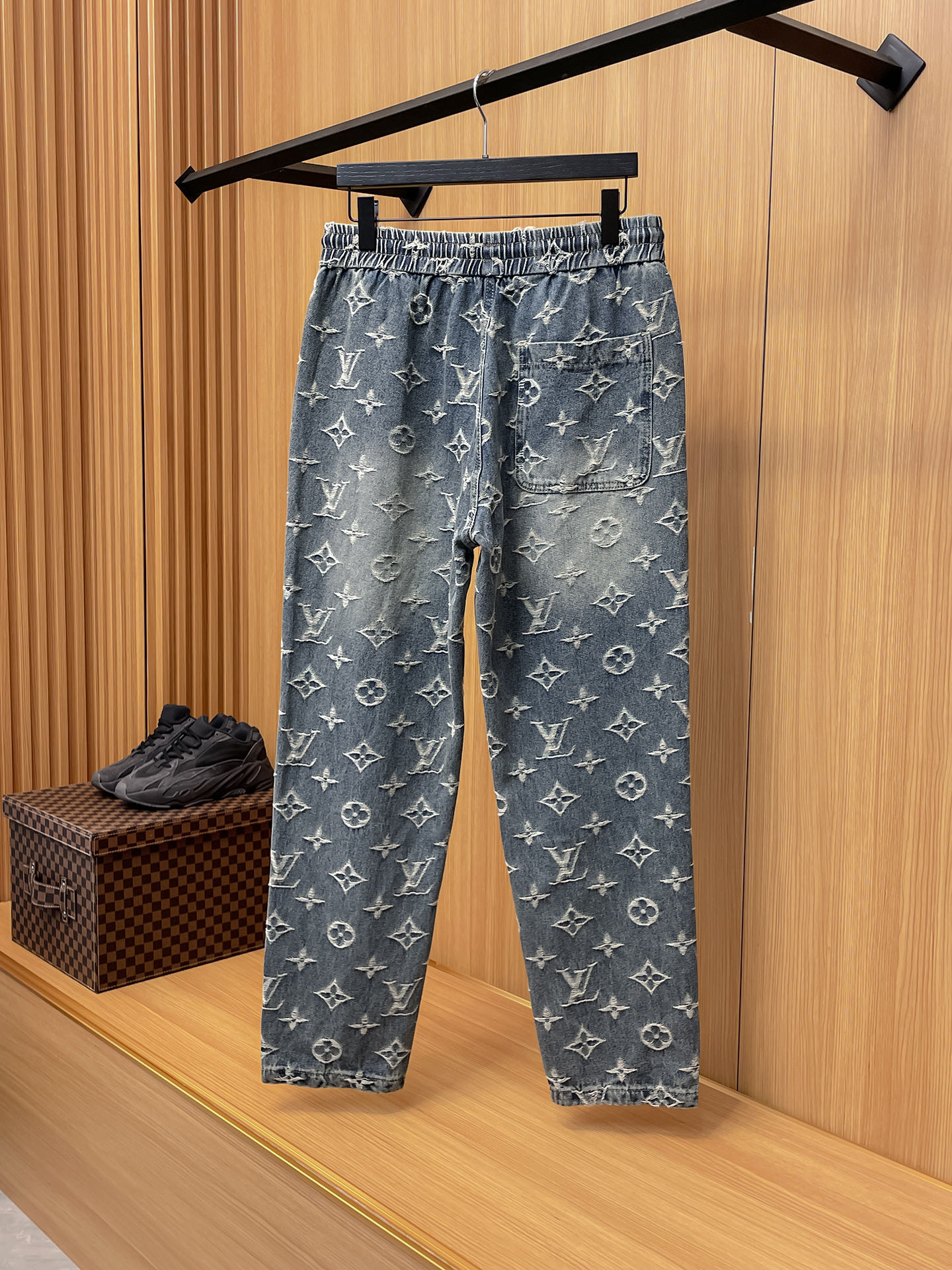 [TOP] Louis Vuitton LV Men's Casual Pants - Blue