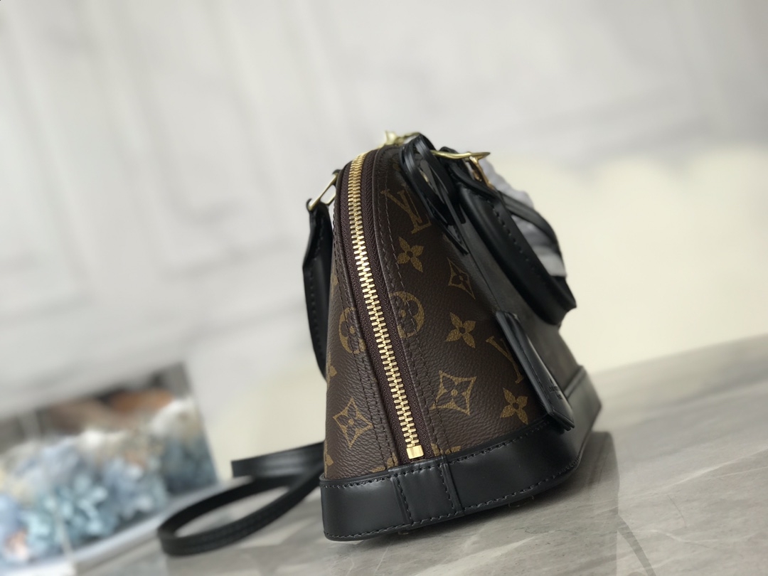 [TOP] Louis Vuitton LV Alma BB Braided Handle Bag  25 x 19 x 12 cm - Monogram