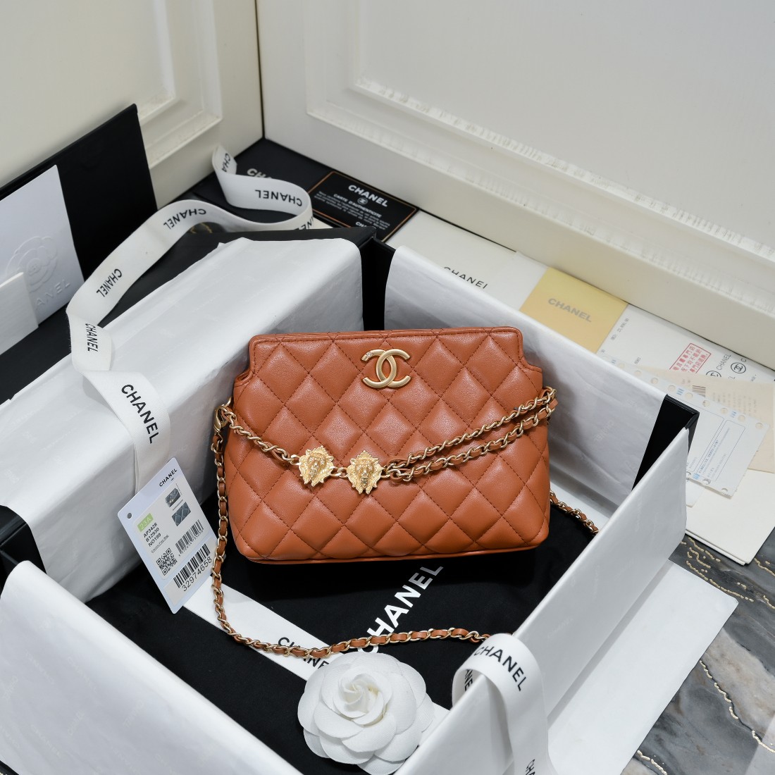 [TOP] CHANEL Chain Bag 19*8*13cm - 2 Colors