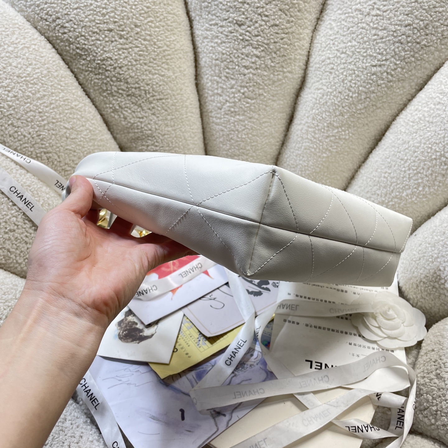 [TOP] CHANEL Hobo Bag 24x28x8cm - 3 Colour