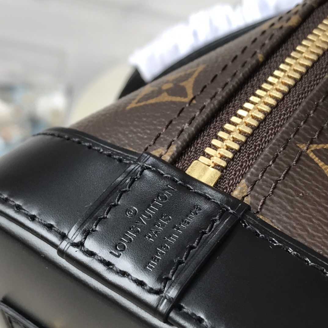 [TOP] Louis Vuitton LV Alma BB Braided Handle Bag  25 x 19 x 12 cm - Monogram