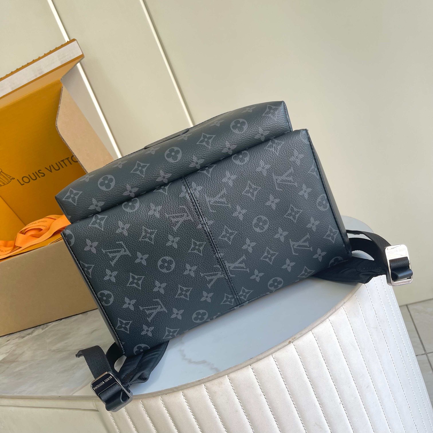 [TOP] Louis Vuitton LV Discovery Backpack Monogram Eclipse 42x17x31cm - Black