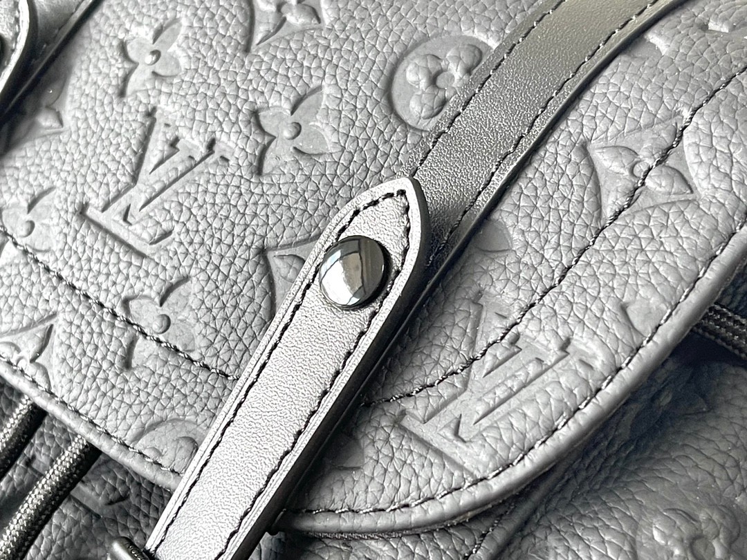 [TOP] Louis Vuitton LV Christopher Backpack 32x39x12cm/41×48×13cm - Black
