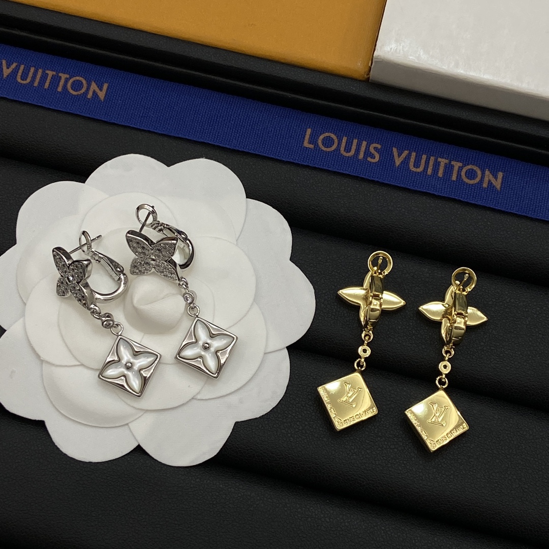 [TOP] Louis Vuitton LV Earrings - 2 Color