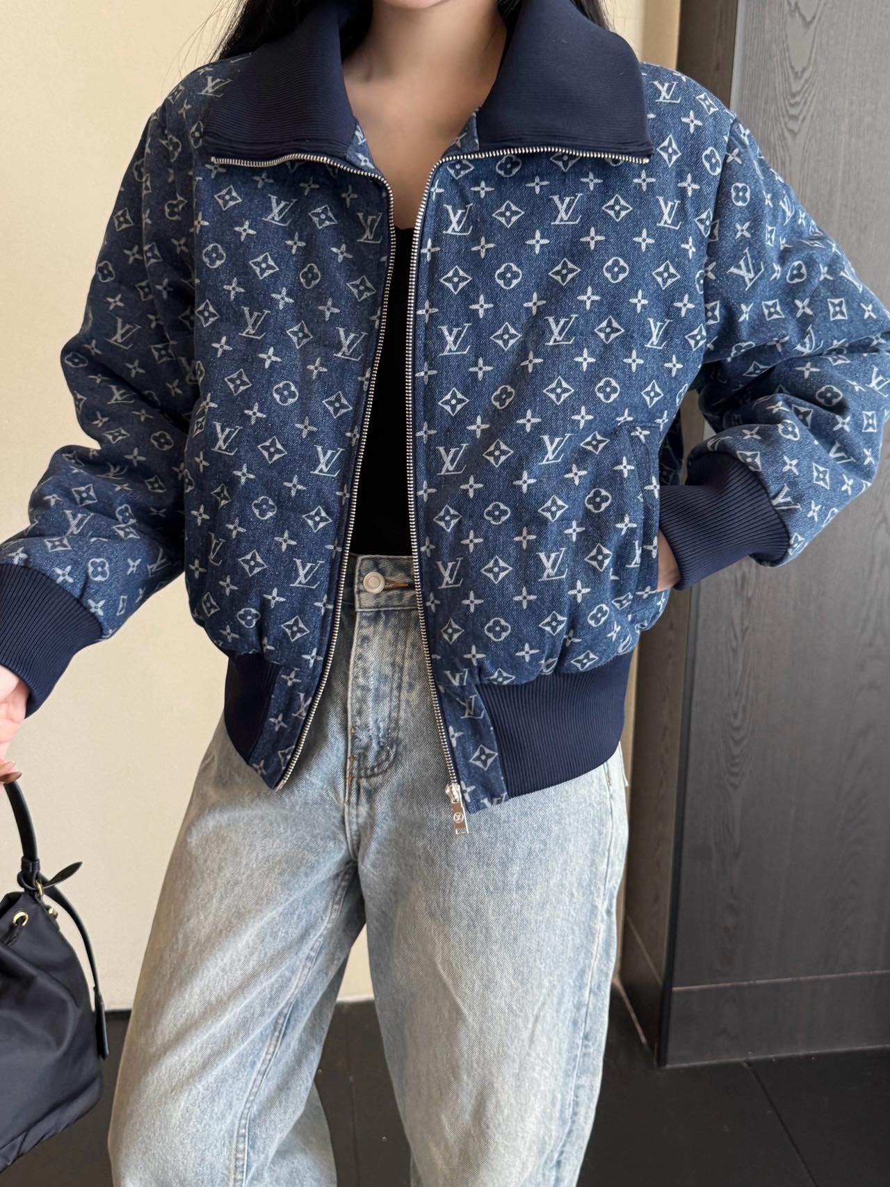 [TOP] Louis Vuitton LV Down Jacket - Blue