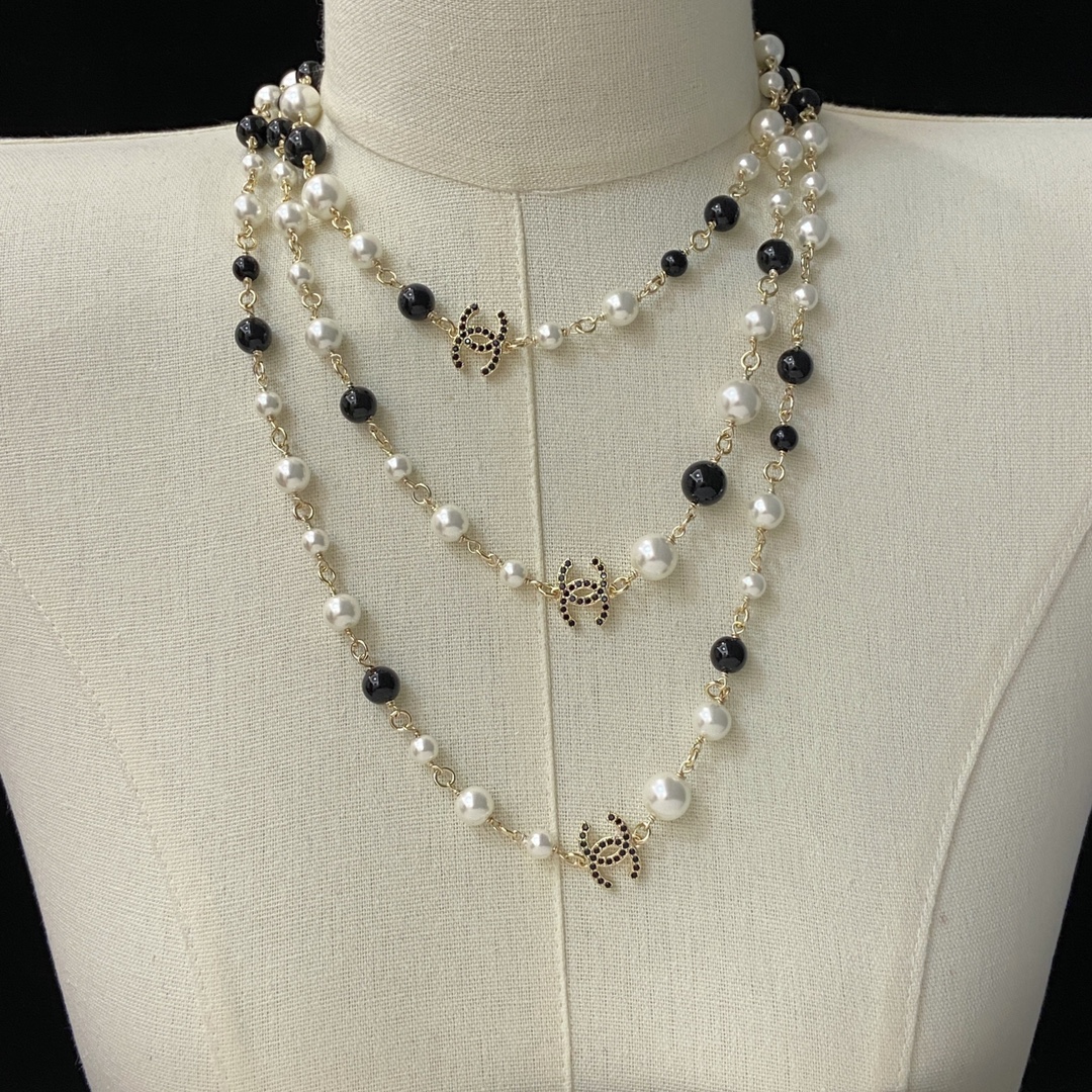 [TOP] CHANEL Long Necklace - Gold