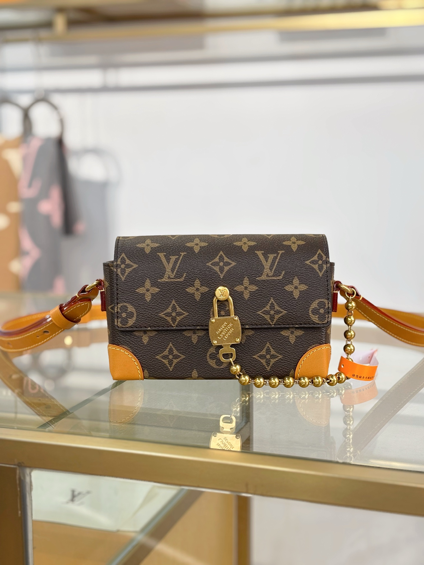 [TOP] Louis Vuitton LV Steamer Bag 18x11x6.5cm - Brown