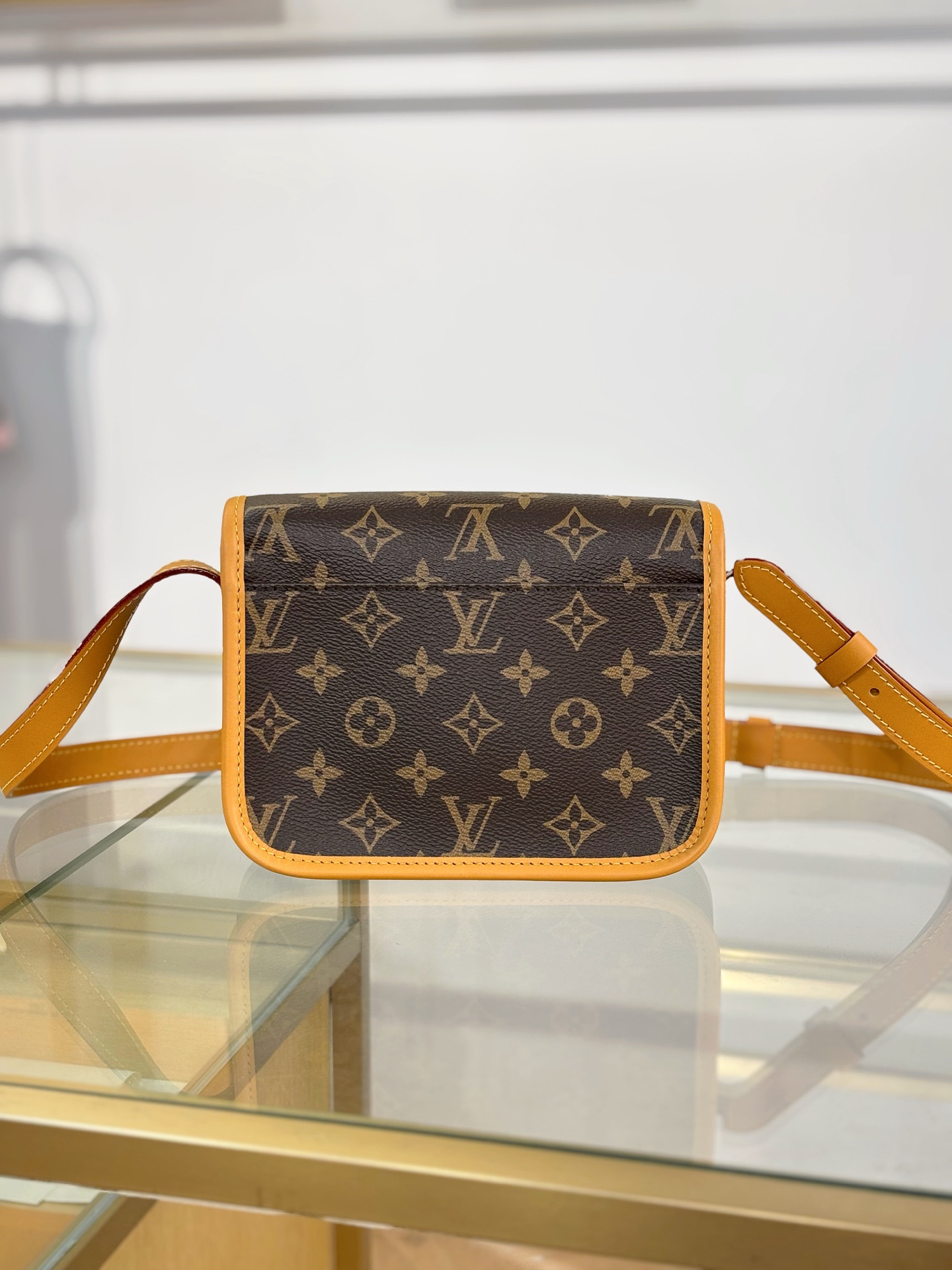 [TOP] Louis Vuitton LV Satchel Bag 19.5x15x6cm - Brown