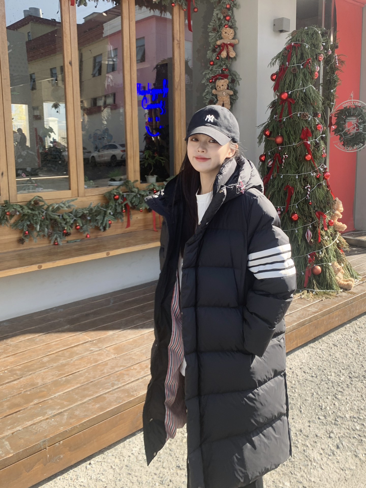 [TOP] THOM BROWNE Men's/Women's Long Down Jacket - 2 Color