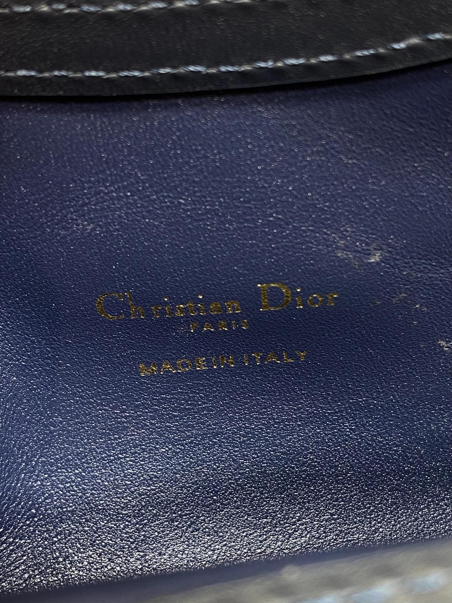 [TOP] Christian Dior  Jolie Top Handle Bag 18.5 x 13 x 8.5 cm - Blue