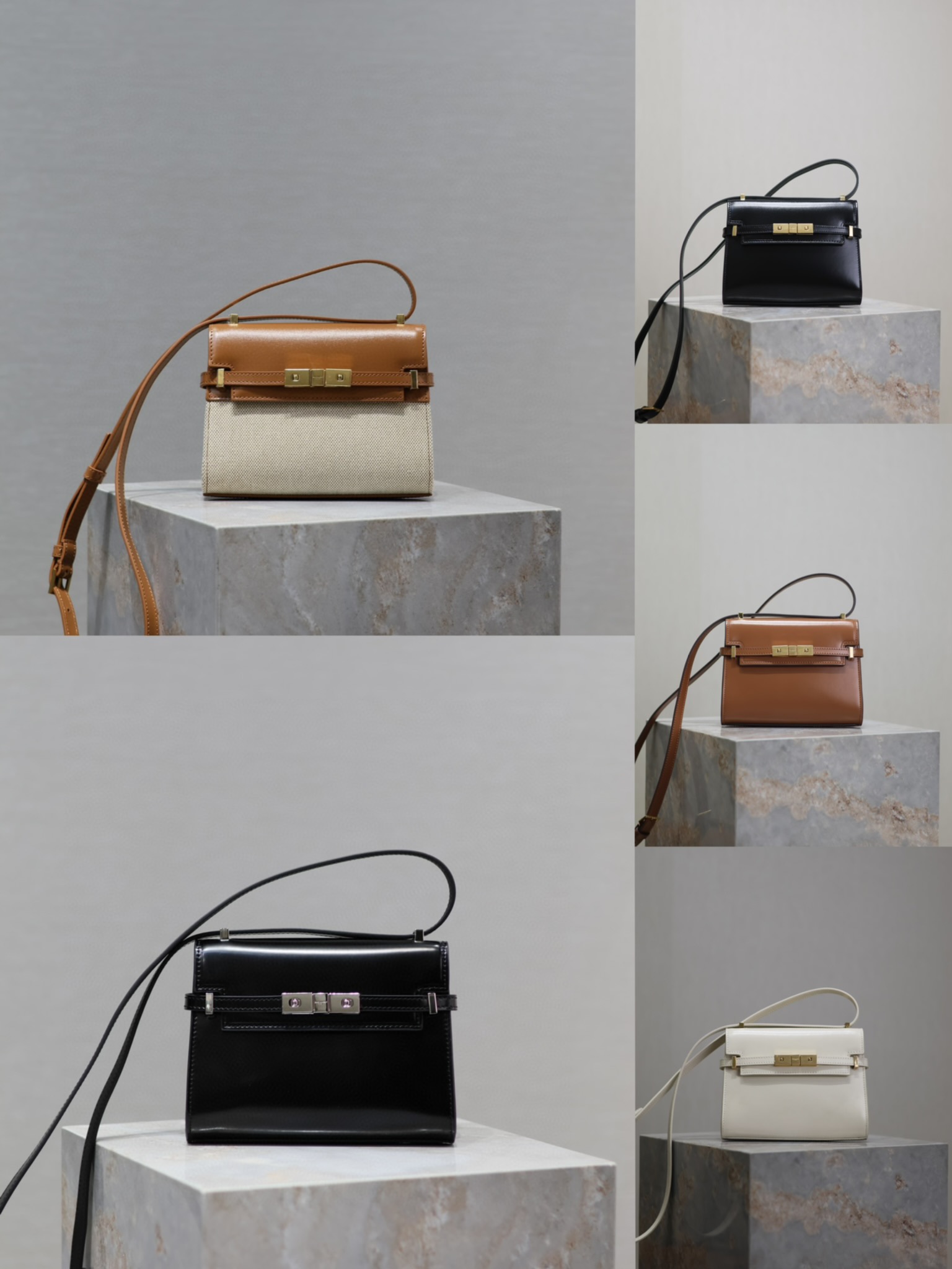 [TOP] Yves Saint Laurent YSL Manhattan Baguette Bag 19x14x4cm - 5 Color