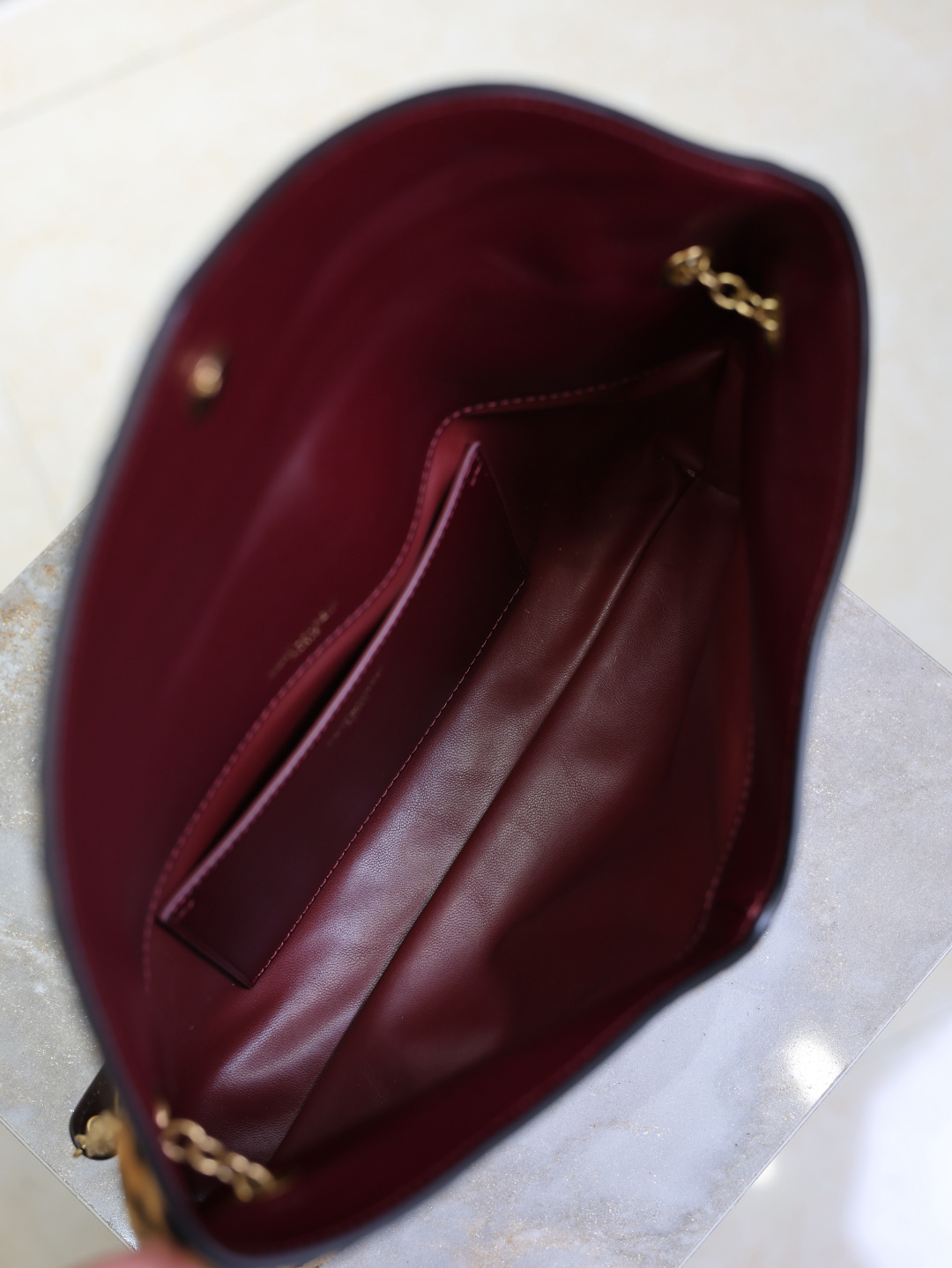 [TOP] Yves Saint Laurent YSL Cassandra Bag Leather-trimmed Leopard-print 19x12x3cm/29.5×18×4.5cm - Brown