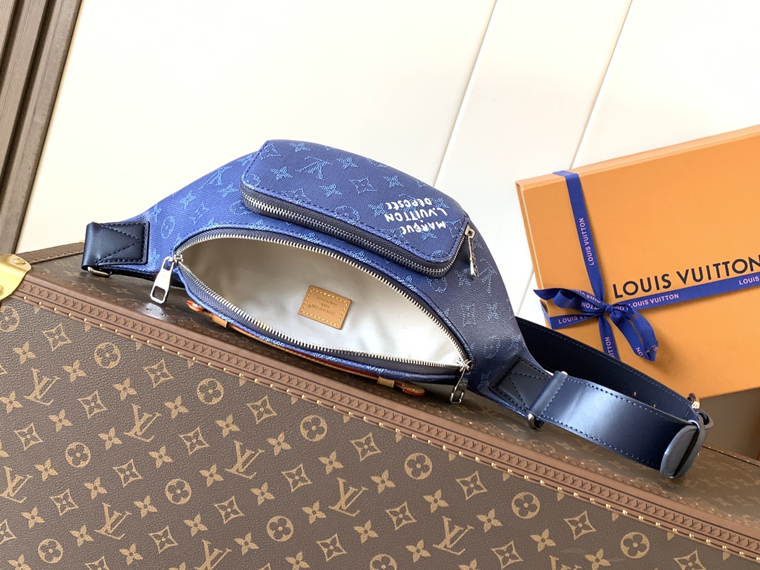 [TOP] Louis Vuitton LV Monogram Shadow Rush Bag Calfskin 30x15x8cm - 2 Colour
