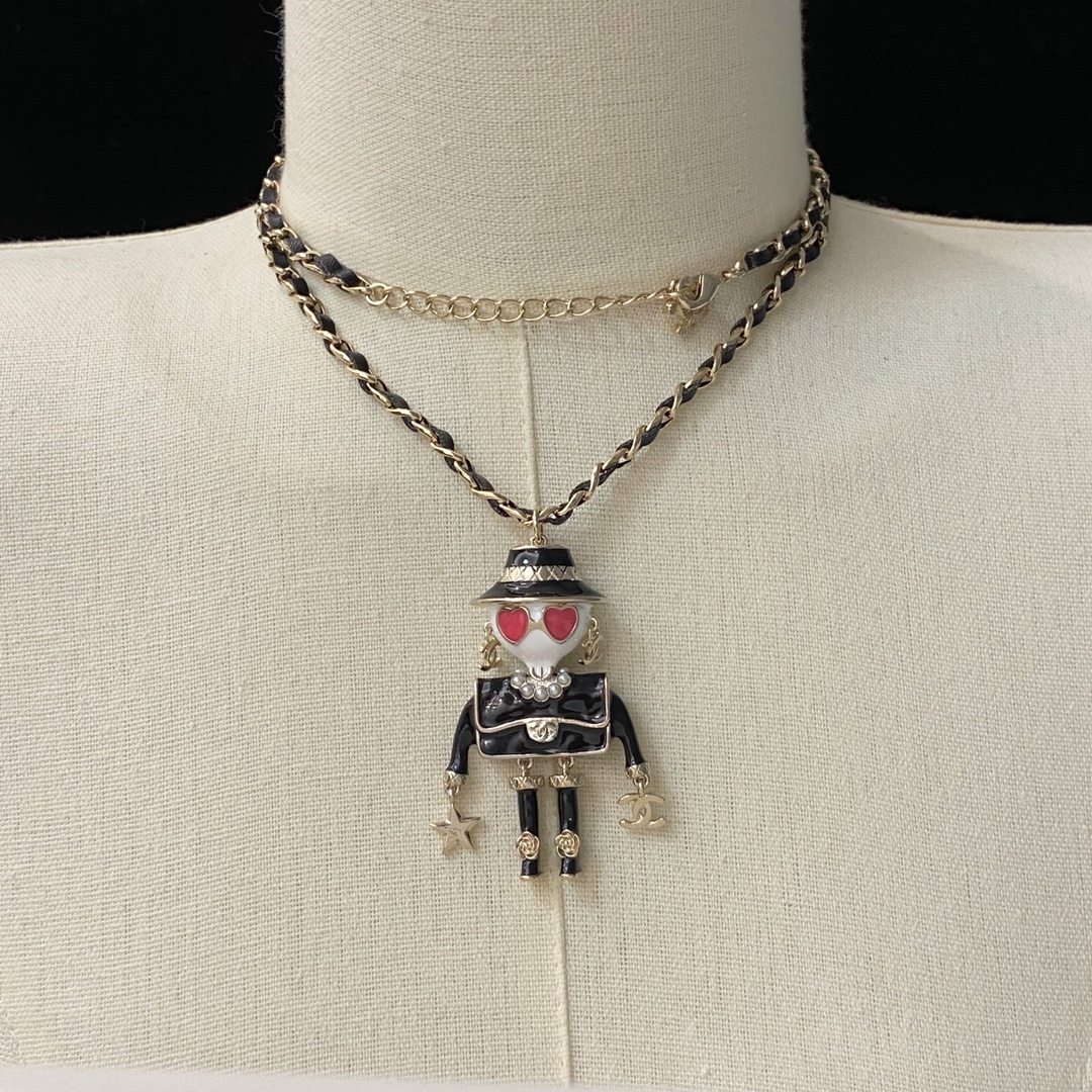 [TOP] CHANEL Long Necklace - Gold