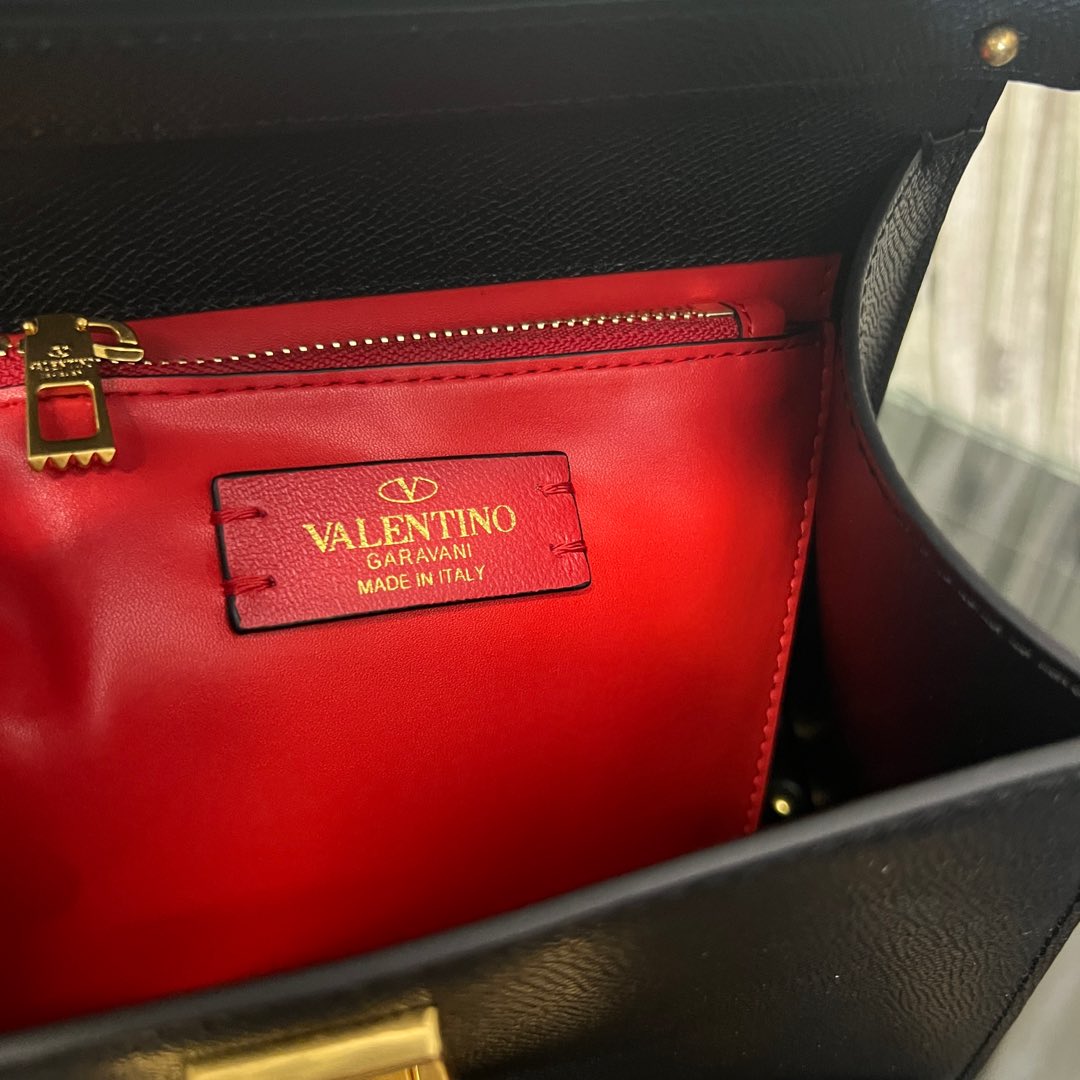 [TOP] VALENTINO Garavani Vsling Bag 22x10x16cm- Black