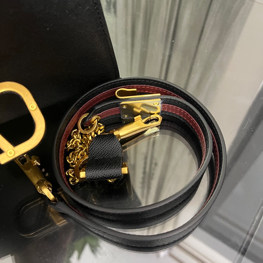 [TOP] VALENTINO Garavani Vsling Bag 22x10x16cm- Black